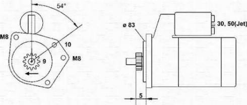 Magneti Marelli 943251340010 - Starteris ps1.lv