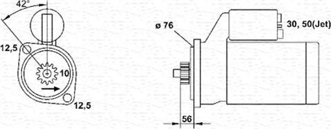 Magneti Marelli 943253108010 - Starteris ps1.lv