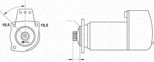 Magneti Marelli 943252129010 - Starteris ps1.lv