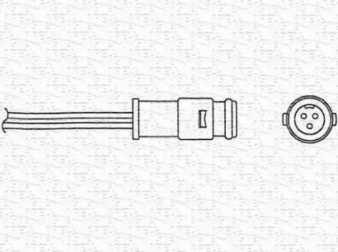 Magneti Marelli 460000453010 - Lambda zonde ps1.lv