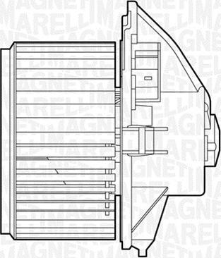 Magneti Marelli 069412511010 - Salona ventilators ps1.lv