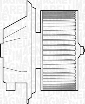 Magneti Marelli 069412513010 - Elektromotors, Salona ventilācija ps1.lv