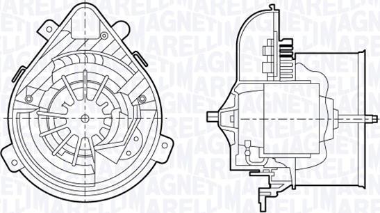 Magneti Marelli 069412695010 - Salona ventilators ps1.lv