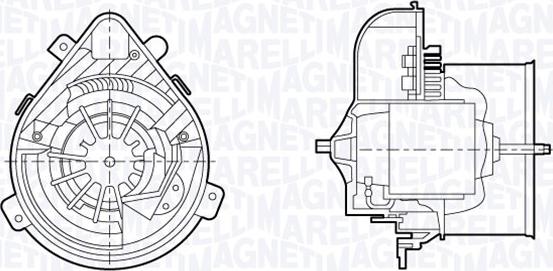 Magneti Marelli 069412692010 - Salona ventilators ps1.lv