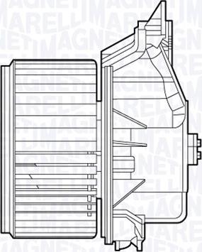 Magneti Marelli 069412657010 - Salona ventilators ps1.lv