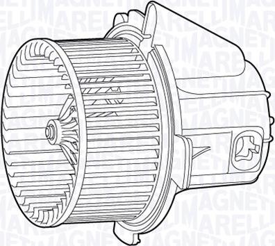 Magneti Marelli 069412669010 - Salona ventilators ps1.lv