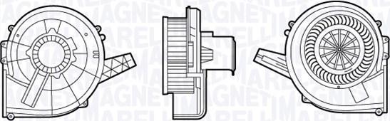 Magneti Marelli 069412664010 - Salona ventilators ps1.lv