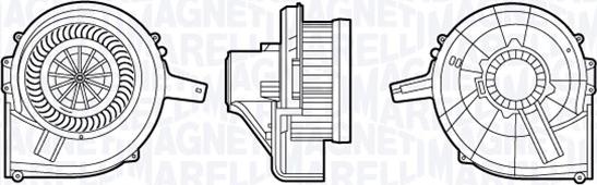 Magneti Marelli 069412667010 - Salona ventilators ps1.lv