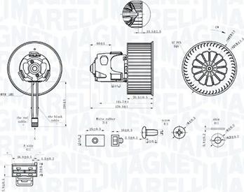 Magneti Marelli 069412344010 - Salona ventilators ps1.lv