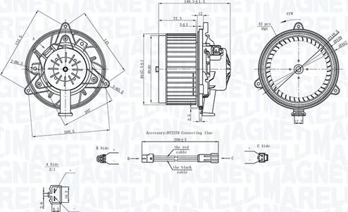 Magneti Marelli 069412742010 - Salona ventilators ps1.lv