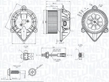 Magneti Marelli 069412753010 - Salona ventilators ps1.lv