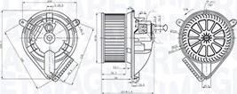 Magneti Marelli 069412764010 - Salona ventilators ps1.lv