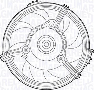 Magneti Marelli 069422551010 - Ventilators, Motora dzesēšanas sistēma ps1.lv