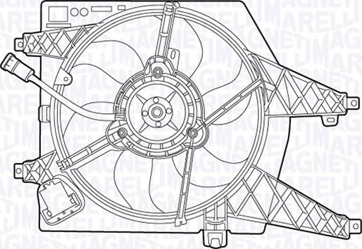 Magneti Marelli 069422561010 - Ventilators, Motora dzesēšanas sistēma ps1.lv