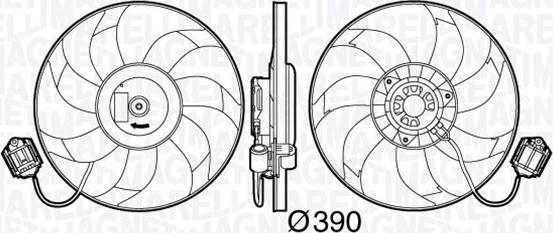 Magneti Marelli 069422585010 - Ventilators, Motora dzesēšanas sistēma ps1.lv