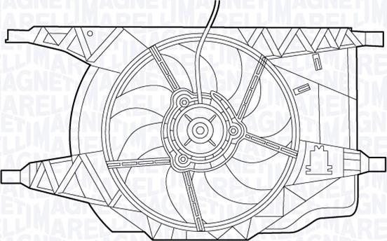 Magneti Marelli 069422536010 - Ventilators, Motora dzesēšanas sistēma ps1.lv