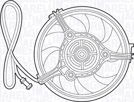 Magneti Marelli 069422528010 - Ventilators, Motora dzesēšanas sistēma ps1.lv