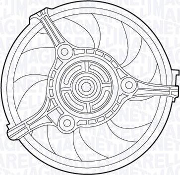 Magneti Marelli 069422527010 - Ventilators, Motora dzesēšanas sistēma ps1.lv