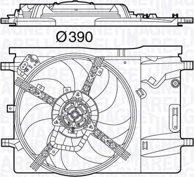 Magneti Marelli 069422576010 - Ventilators, Motora dzesēšanas sistēma ps1.lv