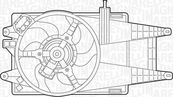 Magneti Marelli 069422049010 - Ventilators, Motora dzesēšanas sistēma ps1.lv