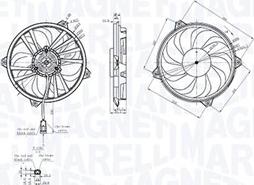 Magneti Marelli 069422855010 - Ventilators, Motora dzesēšanas sistēma ps1.lv