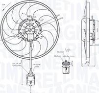 Magneti Marelli 069422860010 - Ventilators, Motora dzesēšanas sistēma ps1.lv