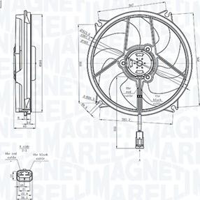 Magneti Marelli 069422839010 - Ventilators, Motora dzesēšanas sistēma ps1.lv