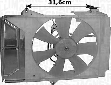 Magneti Marelli 069422821010 - Ventilators, Motora dzesēšanas sistēma ps1.lv