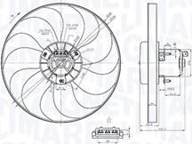 Magneti Marelli 069422879010 - Ventilators, Motora dzesēšanas sistēma ps1.lv