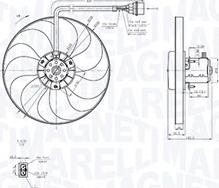 Magneti Marelli 069422877010 - Ventilators, Motora dzesēšanas sistēma ps1.lv