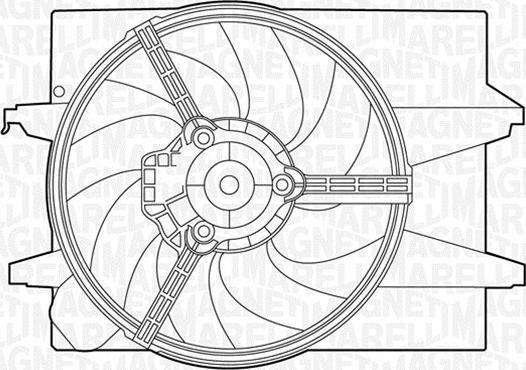 Magneti Marelli 069422395010 - Ventilators, Motora dzesēšanas sistēma ps1.lv