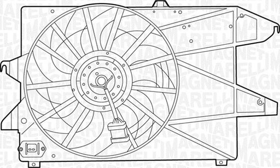 Magneti Marelli 069422396010 - Ventilators, Motora dzesēšanas sistēma ps1.lv