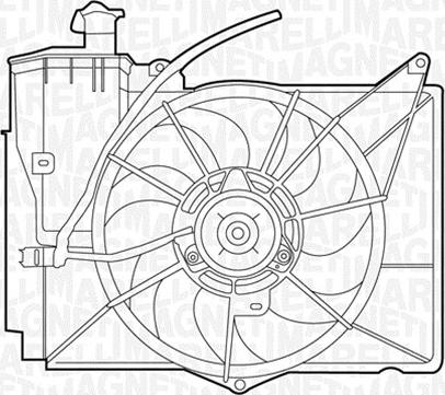 Magneti Marelli 069422358010 - Ventilators, Motora dzesēšanas sistēma ps1.lv