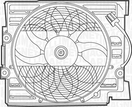 Magneti Marelli 069422366010 - Ventilators, Motora dzesēšanas sistēma ps1.lv