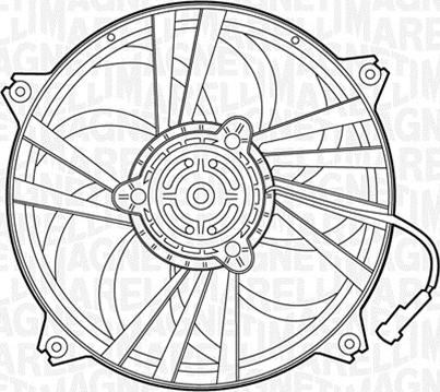 Magneti Marelli 069422300010 - Ventilators, Motora dzesēšanas sistēma ps1.lv