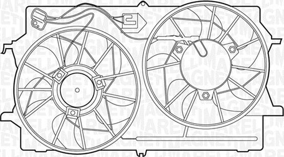 Magneti Marelli 069422307010 - Ventilators, Motora dzesēšanas sistēma ps1.lv