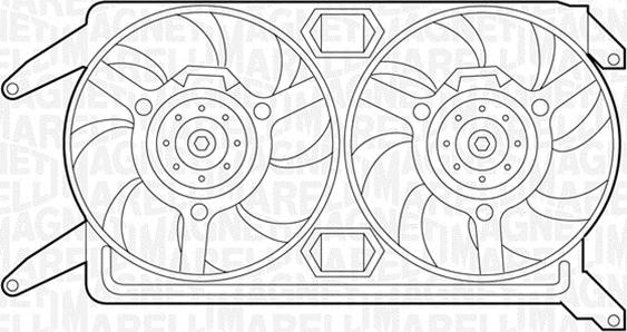 Magneti Marelli 069422298010 - Ventilators, Motora dzesēšanas sistēma ps1.lv