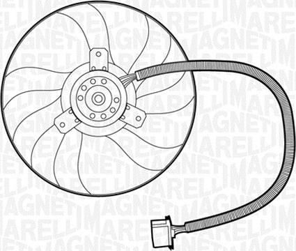 Magneti Marelli 069422266010 - Ventilators, Motora dzesēšanas sistēma ps1.lv