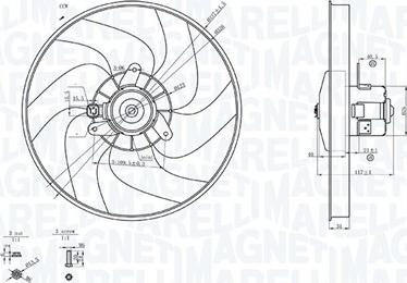 Magneti Marelli 069422756010 - Ventilators, Motora dzesēšanas sistēma ps1.lv