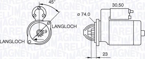 Magneti Marelli 063521070780 - Starteris ps1.lv