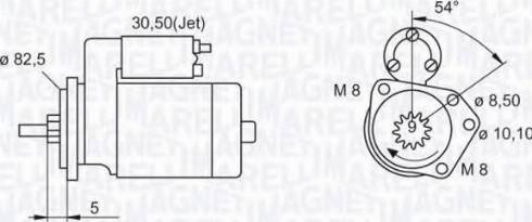 Magneti Marelli 063521071030 - Starteris ps1.lv