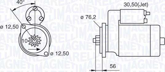 Magneti Marelli 063521204000 - Starteris ps1.lv