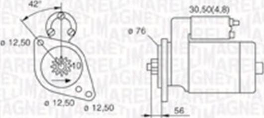 Magneti Marelli 063521230120 - Starteris ps1.lv