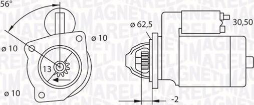 Magneti Marelli 063523624010 - Starteris ps1.lv