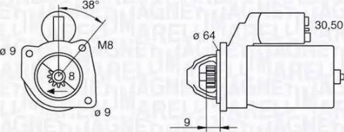 Magneti Marelli 063102018010 - Starteris ps1.lv