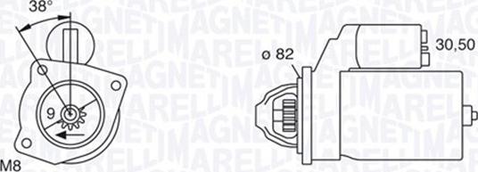 Magneti Marelli 063114014010 - Starteris ps1.lv