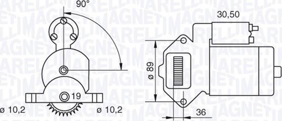 Magneti Marelli 063187051010 - Starteris ps1.lv