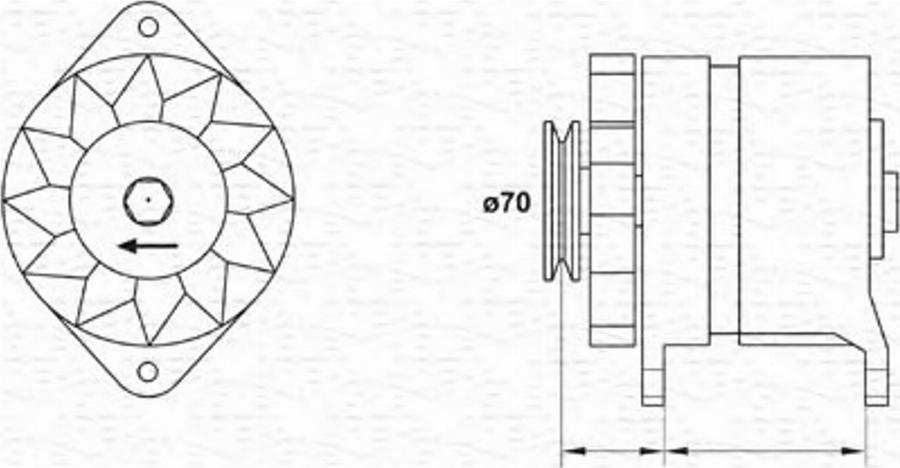 Magneti Marelli 063321087010 - Ģenerators ps1.lv