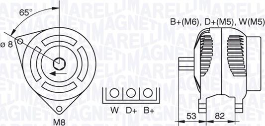 Magneti Marelli 063377463010 - Ģenerators ps1.lv