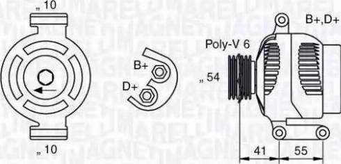 Magneti Marelli 063377025010 - Ģenerators ps1.lv